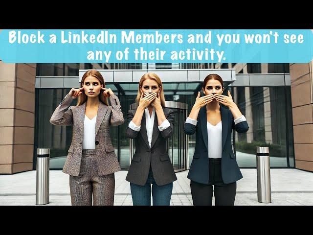 Can I see a Blocked LinkedIn Member's Activity if it is reposted on public to everyone.