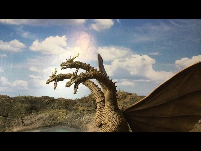 king Ghidorah 1964 stop motion test at 24 FPS