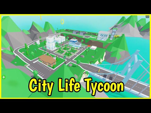 Building my Entire City in 15 Minutes in Roblox City Life Tycoon