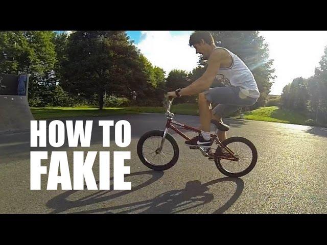 How to fakie BMX (Как сделать фэйки на BMX, MTB) | Школа BMX Online #8 Дима Гордей