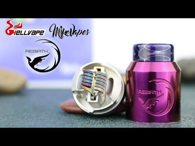 Rebirth RDA by Mike Vapes & HellVape Review w/ Build & Wick Tutorial