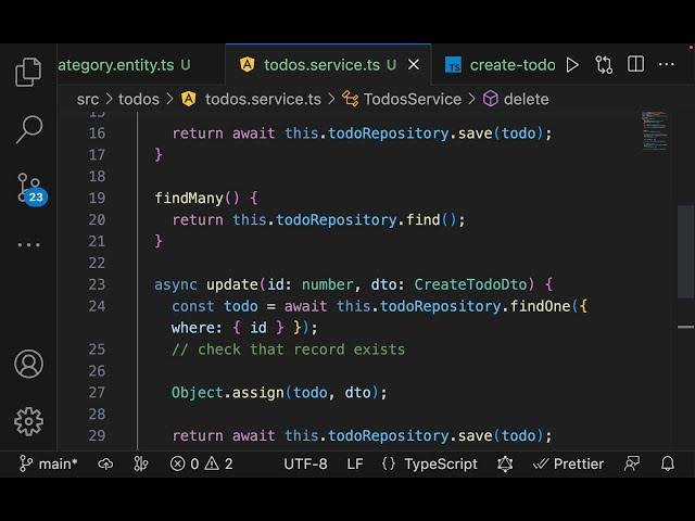 Nestjs CRUD example with MySQL & TypeORM