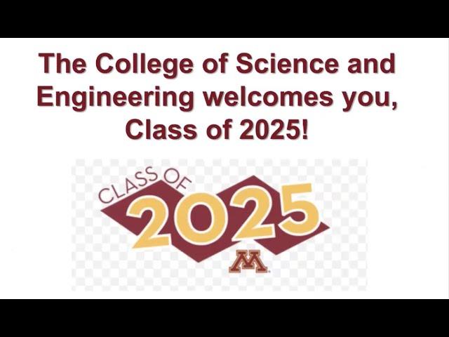 UMN CSE College Welcome