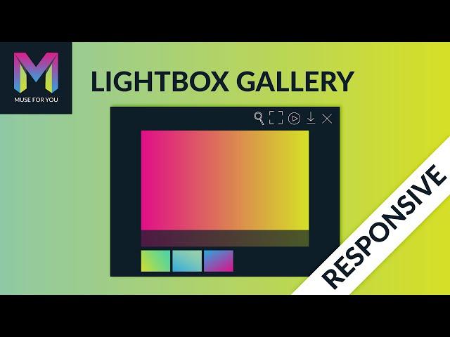 Responsive Lightbox Gallery Widget | Adobe Muse CC | Muse For You