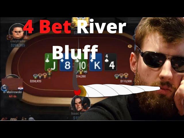 The most insane bluff ever. No Limit Holdem 500/1000/2000 feat.  Trueteller and Limitless