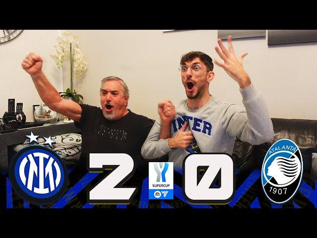 DUMFRIES DOPPIETTAAA! INTER 2-0 ATALANTA | LIVE REACTION TIFOSI INTERISTI SUPERCOPPA | HIGHLIGHTS