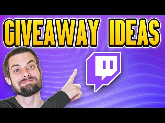 Twitch Giveaway Ideas (ULTIMATE List)