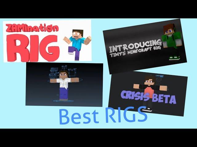 Top 4 best Minecraft rigs in blender (my opinion)