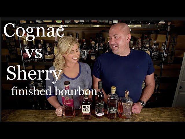 UNCOVERING Cognac vs Sherry finished bourbon...Whiskey Row is not a fan,  am I?!?!