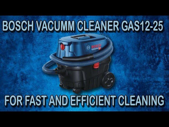 Bosch GAS 12-25 Wet/Dry Vaccum Cleaner | The Best Vaccum Cleaner Ever | Unboxing Review and Demo |