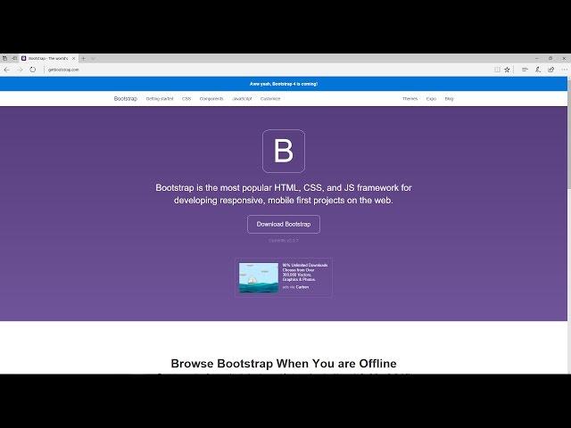 Browse Bootstrap Offline When You have No Internet Connection