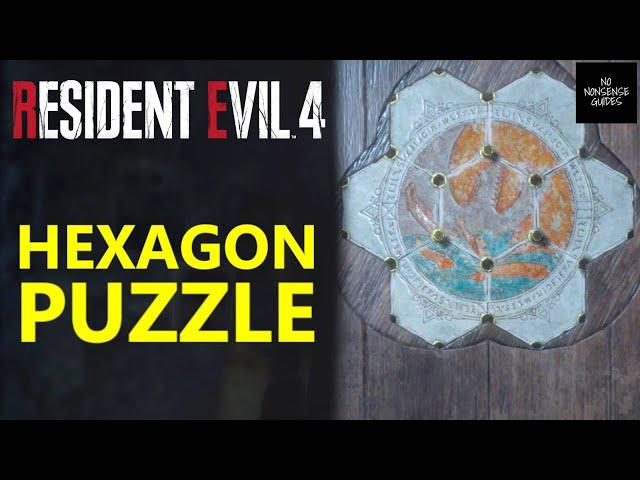 Resident Evil 4 Hexagon Puzzle Solution - RE4 Remake Stone Pedestal