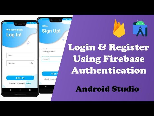 Login and Register app using Firebase in Android Studio 2024