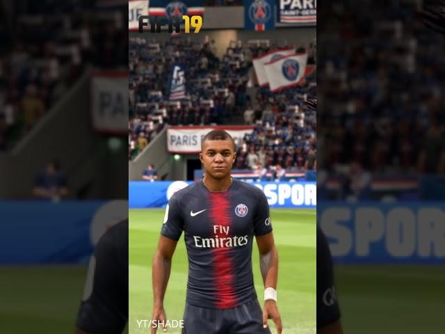 Evolution of Kylian Mbappe FIFA 16 to FIFA 21