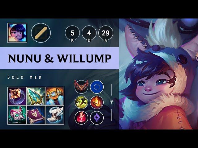 Nunu & Willump Mid vs Ekko - EUW Grandmaster Patch 25.10