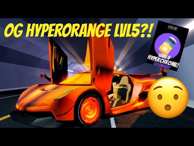 How BlankBandit Got An OG HyperOrange Lvl5!!! | Roblox Jailbreak