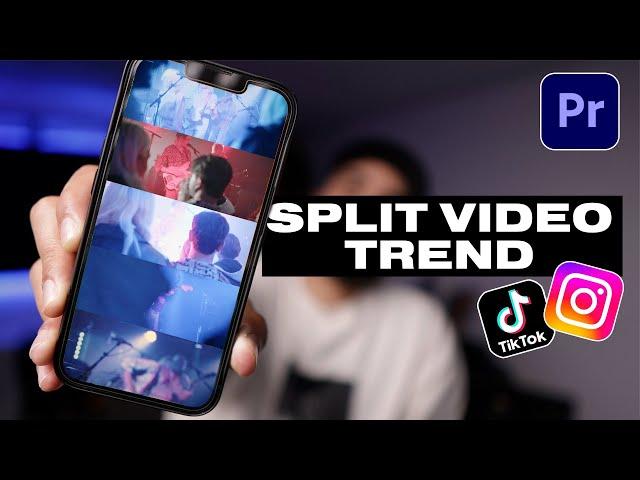 SUPER Easy Split Screen Effect In Premiere Pro | 5 Min Tutorial