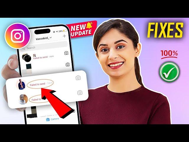 Failed to send message in Instagram problem Fix 2024 | How To Fix Instagram Message Not Sending