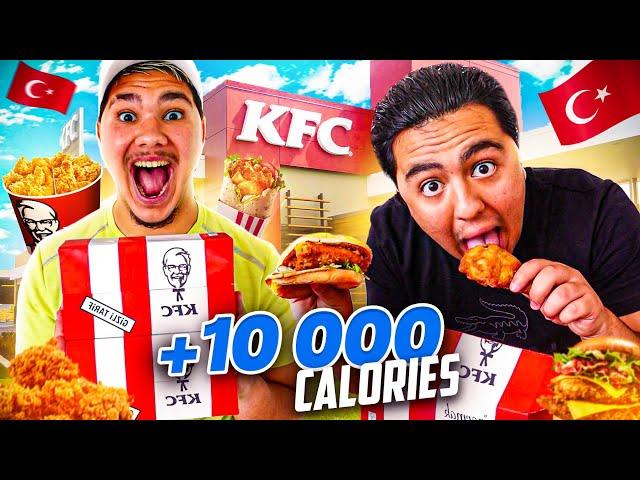 ON MANGE TOUTE LA CARTE KFC EN TURQUIE ! (+10 000 calories)