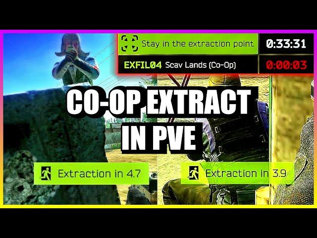 PVE AI Co-op Extract Easy in PVE Tarkov (No Flare Needed)