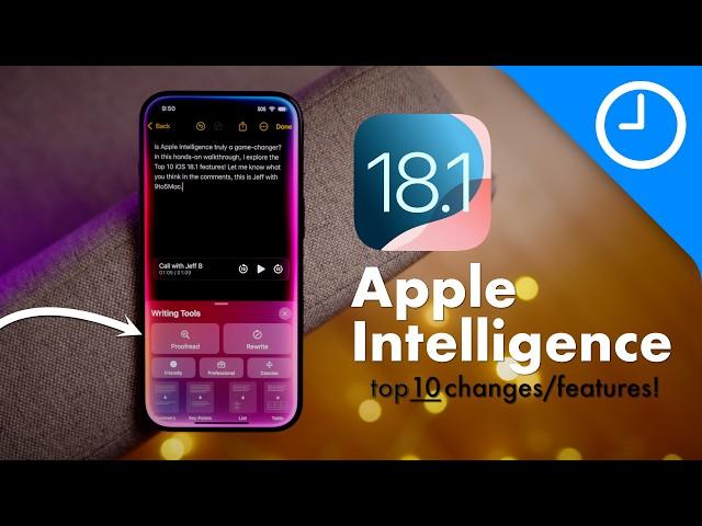 iOS 18.1 | Apple Intelligence Review - Top 10 Features!