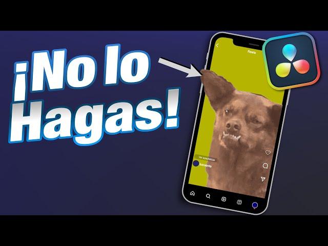 Áreas Seguras para Videos Verticales DaVici Resolve e Inkscape