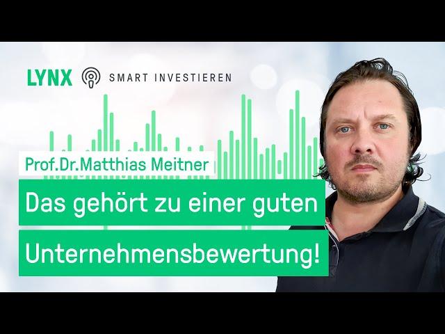 Was gehört zu einer guten Unternehmensbewertung? Podcast mit Prof. Dr. Matthias Meitner | LYNX