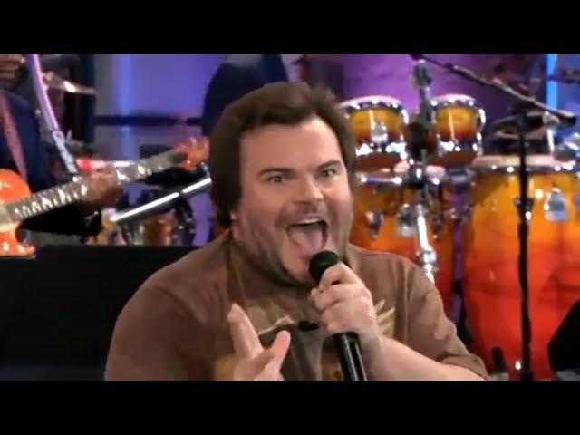 Jack Black singing War Pigs | The Tonight Show with Jay Leno