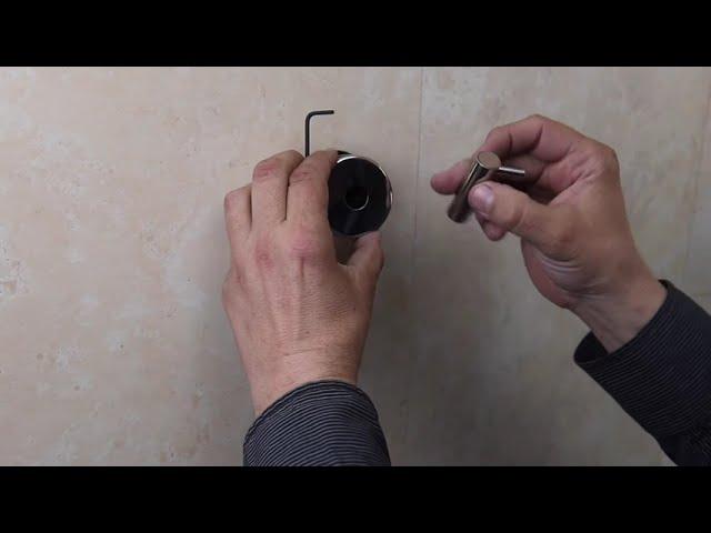 How to install bath accessories with 3M VHB adhesive tape