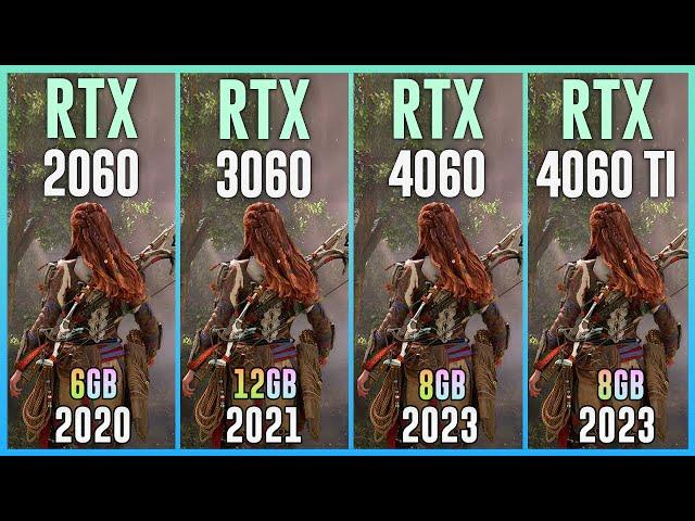 RTX 2060 VS RTX 3060 VS RTX 4060 VS RTX 4060 TI - Test in 20 Games