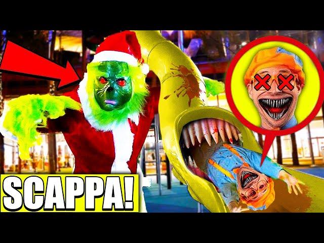 IL GRINCH ha FATTO MANGIARE BLIPPI EXE DALLO SLIDE EATER!! SE LO VEDI SCAPPA! - Parkour POV