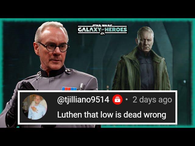 Is Luthen Raelly That Bad/Good in Star Wars Galaxy of Heroes?