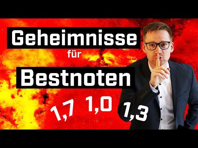 Wie geht lernen? Geheimnisse für Bestnoten || Vortrag Dr. Daniel Hunold