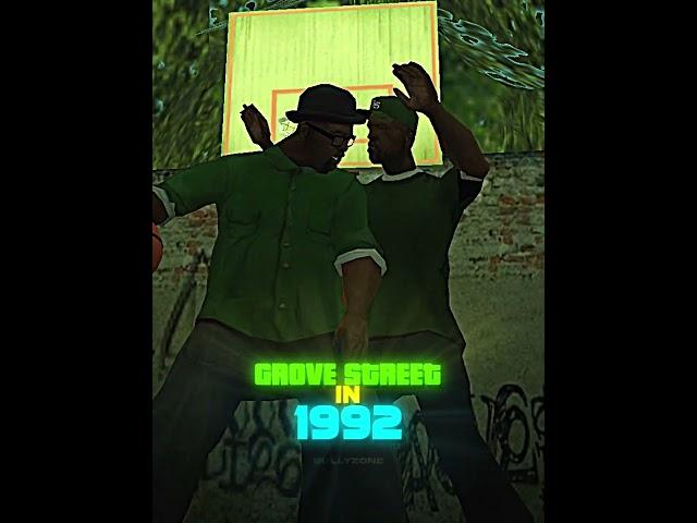 Grove Street Used To Be Great In The Old Days | #gtasanandreas #shorts