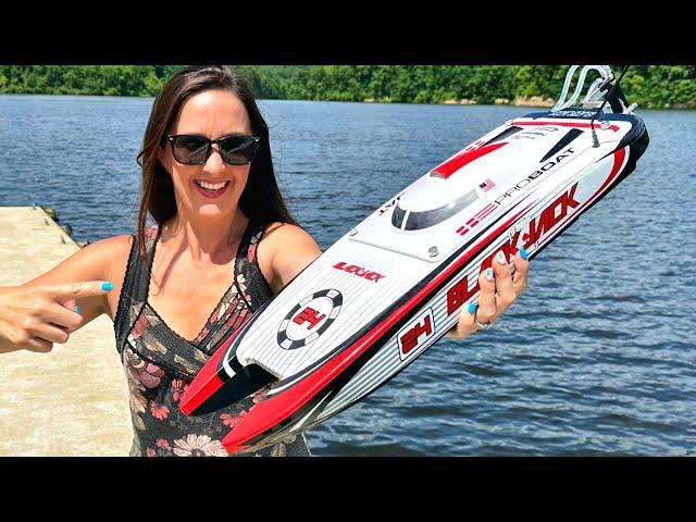 BRAND NEW!!! Pro Boat Blackjack 24" Catamaran BRUSHLESS RC Speed Boat V2!