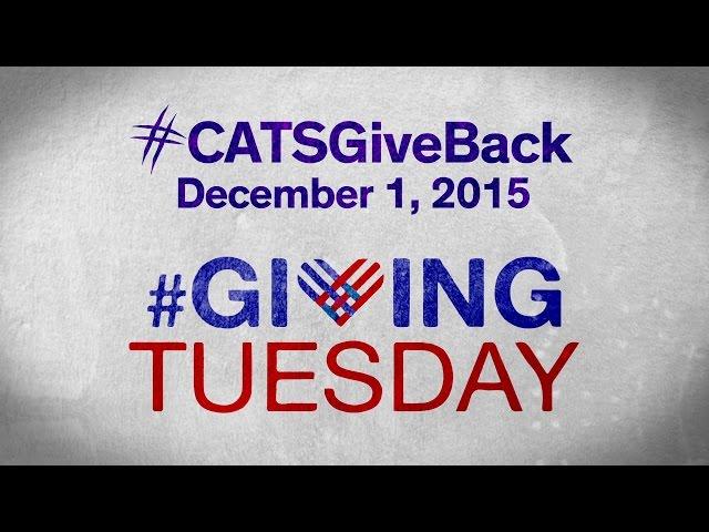 Join the #CATSGiveBack Movement on December 1