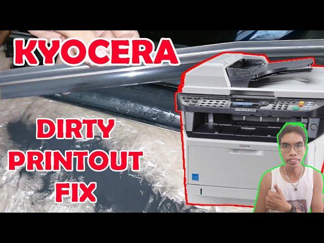 KYOCERA DRUM CLEANING | HOW TO CLEAN TONER DRUM | KYOCERA FS-1135MFP | KYOCERA DIRTY PRINT