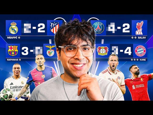 My Champions League Round of 16 Predictions!