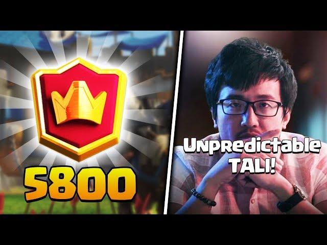 CLASH ROYALE - NOVA TALI LADDER PUSH (5800) **HIGH LEVEL GAMEPLAY**