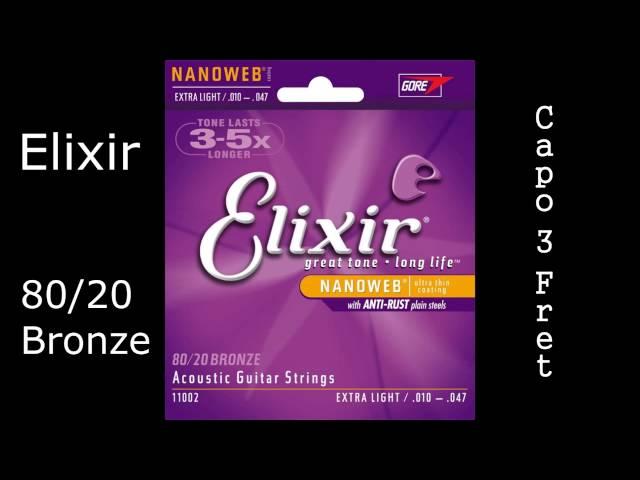 [#1] Acoustic Fingerstyle Improvisation: Elixir Extra Light Acoustic Guitar Strings - David Basic