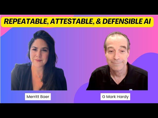 #212 - Repeatable, Attestable, and Defensible AI (with AWS's Former Deputy CISO Merritt Baer)