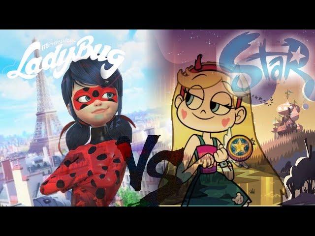 Miraculous Ladybug vs Star Butterfly 