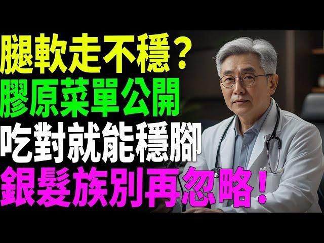 【腿軟關節痛？】這7種富含膠原蛋白的蔬菜你一定要吃！強化筋骨、走路更穩｜熟齡族健康推薦