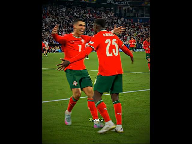 Ronaldo X Nuno Mendes  #ronaldo #cristianoronaldo #portugal #viralvideo #fyp #football #edit