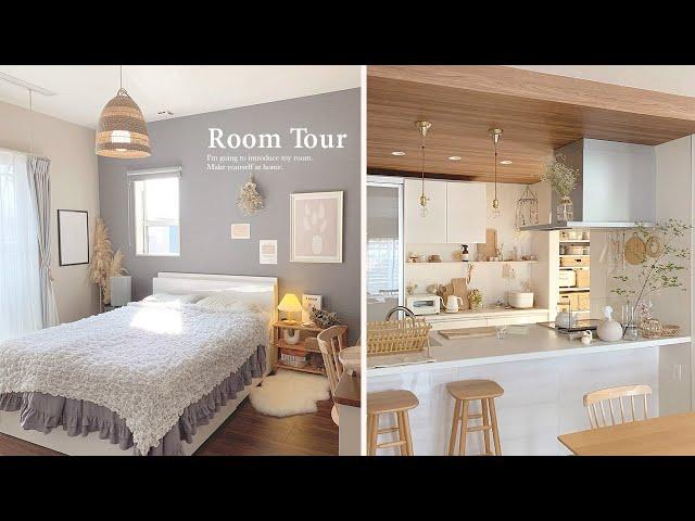 [Room Tour] Scandinavian Natural Interior｜ Kitchen Storage ｜ Cute Korean Goods Japanese house Tour