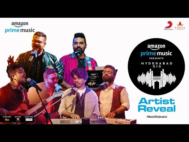 Amazon Prime Music Hyderabad Gig | Artist Reveal Promo