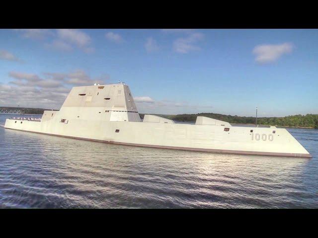 PCU Zumwalt (DDG-1000) Transits Channel