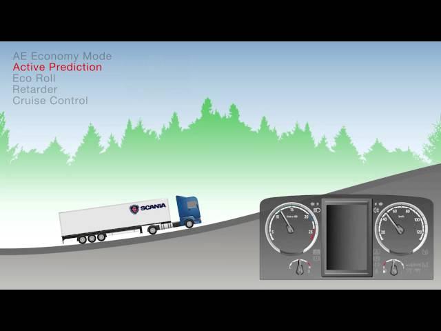 Scania Driver Controls - Fuel Saving Technology