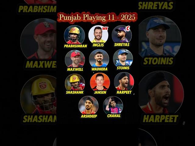 Punjab Best Playing 11 For IPL 2025