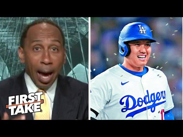 FIRST TAKE | "Shohei Ohtani is BACK!" - Stephen A. claims Dodgers will SWEEP Yankees in World Series